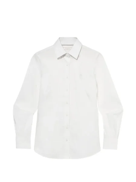 Gulerat cămașă Brooks Brothers alb