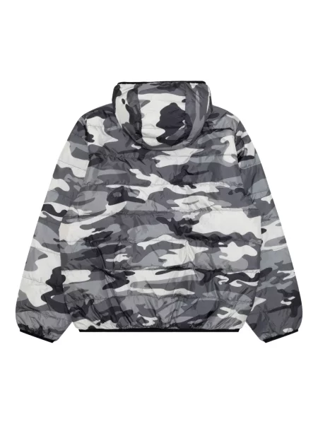Μπουφάν Aape By *a Bathing Ape® με κουκούλα παραλλαγής μαύρο
