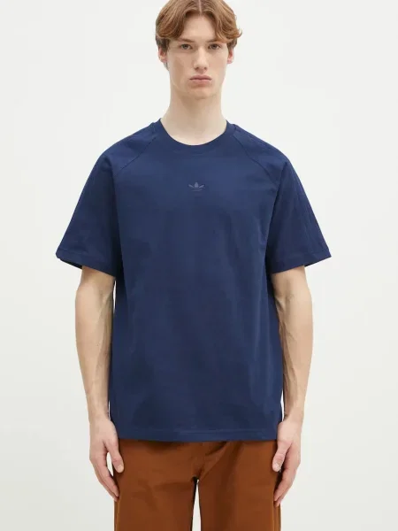 Kratka majica adidas Originals Essential mornarsko modra