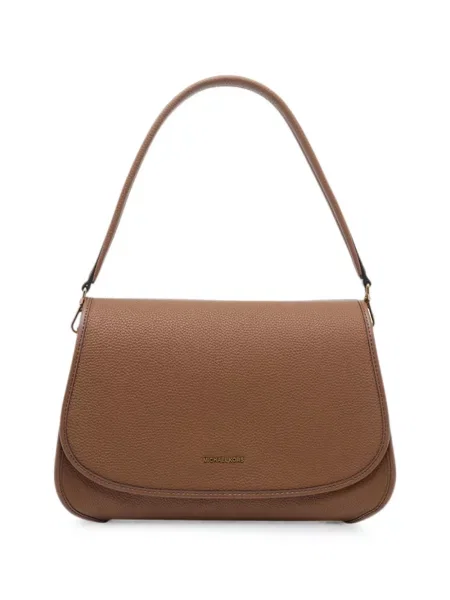 Geantă shopper Michael Michael Kors cu autograf maro