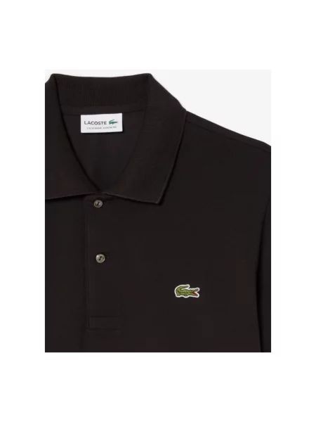 Koszulka polo Lacoste z krótkim rękawem brązowa