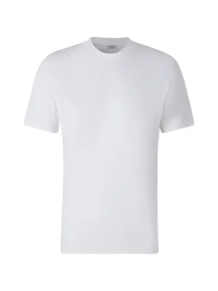 Gulerat tricou Zimmerli alb