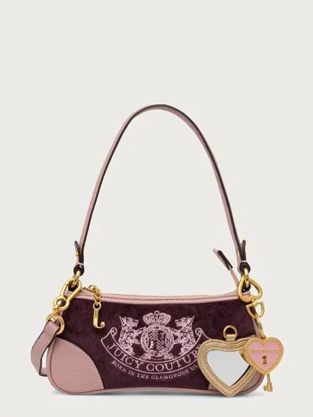 Juicy Couture torebka crossbody DAYDREAMER fioletowa