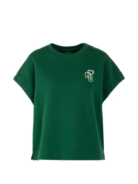Tricou Marccain cu broderie verde