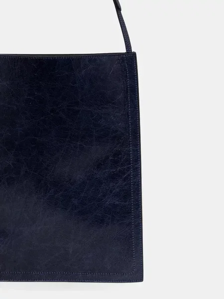 Bally geantă de piele bleumarin