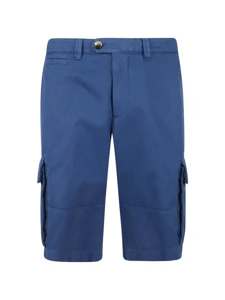 Pantaloni scurți cargo Brunello Cucinelli albastru