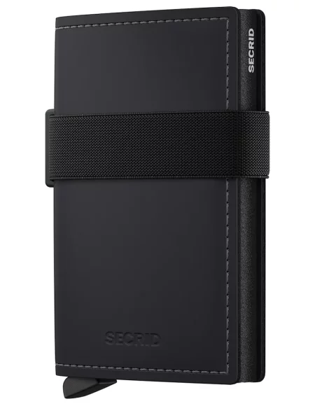 Secrid portofel de piele MATTE negru