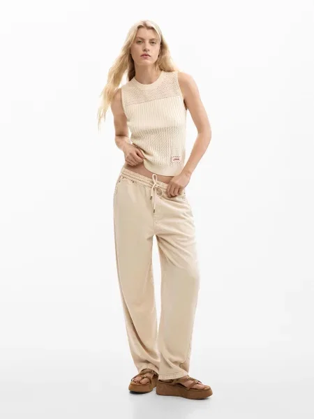 Desigual Jeans lână alb
