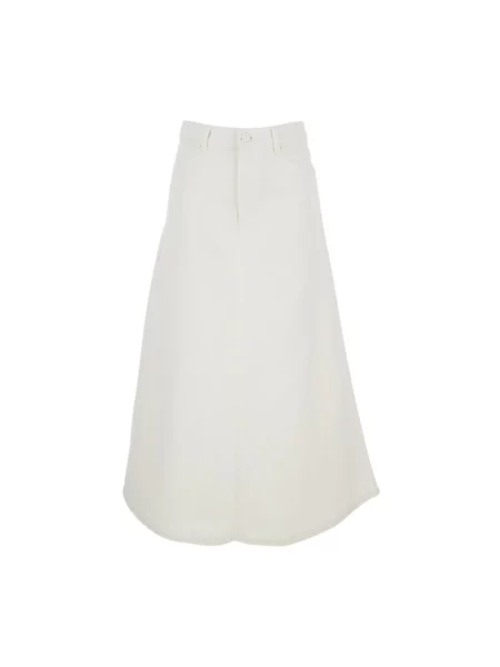 Spódnica jeansowa Ami Paris beżowa