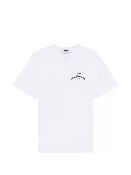 Scurt tricou Msgm alb