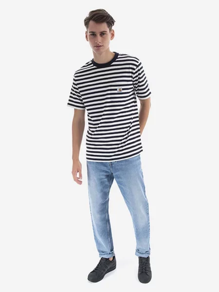 Carhartt WIP jeansy niebieskie