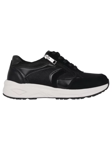 Sneakersy Waldläufer zamszowe czarne