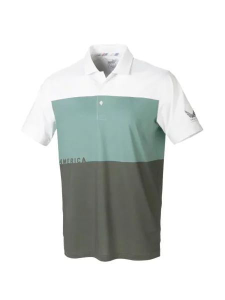 Golf tricou polo Puma alb