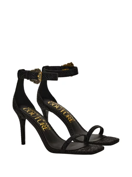 Sandale Versace Jeans Couture cu bretele negru