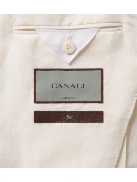 Sacou Canali de in alb