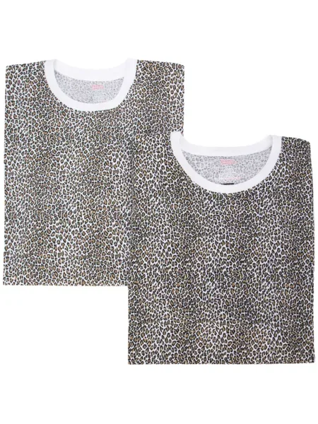 Tricou Supreme cu imagine cu model leopard maro