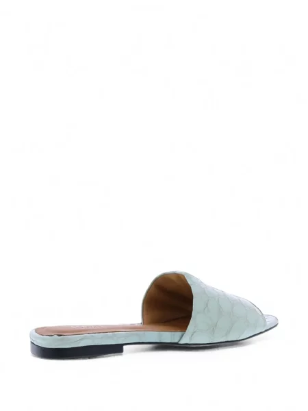 Кожени сандали Toral Shoes без ток зелено