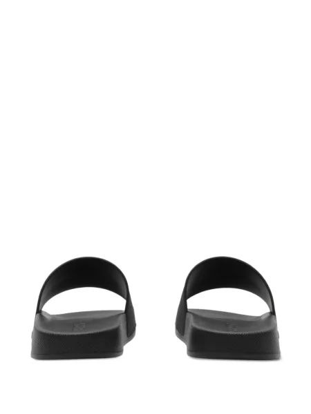 Papuci Burberry cu autograf negru