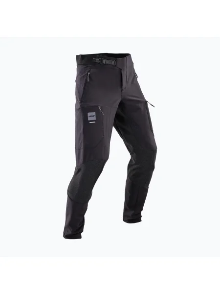 Gyerek kerékpáros nadrág Leatt MTB Gravity Jr black. Méret: S fekete