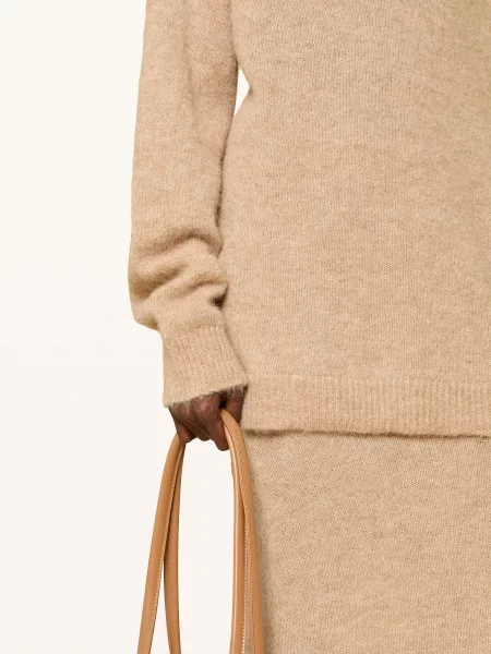 By Aylin Koenig Sweter Lian Z Dodatkiem Alpaki beige beżowy
