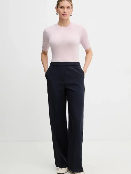 Weekend Max Mara tricou de lână MAREA roz