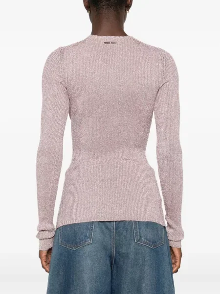 Pulover Miu Miu lung roz