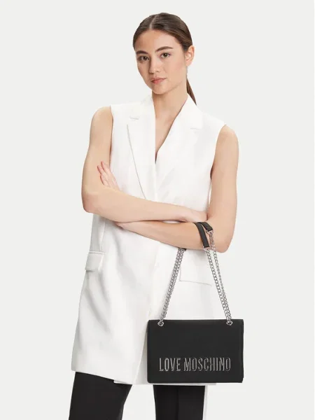 Geantă LOVE MOSCHINO negru