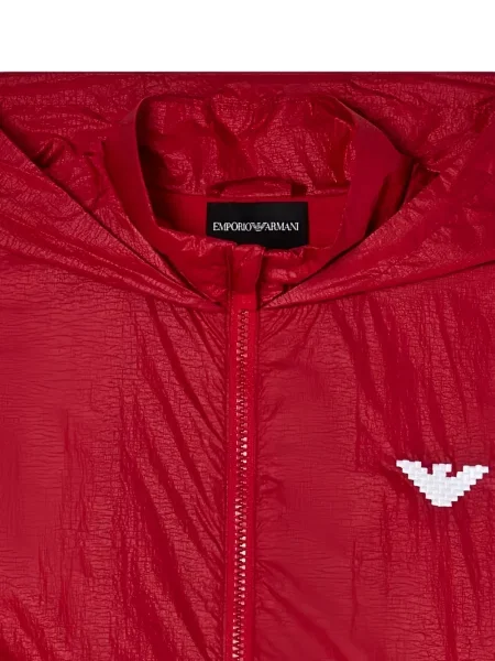 Dětska bunda Emporio Armani červená