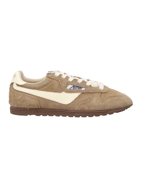 Sneakersy Autry zamszowe beżowe