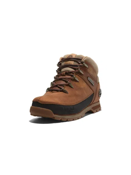 Čipkované čižmy Timberland hnedá
