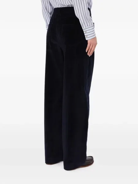 Παντελόνι Max Mara κοτλέ μπλε