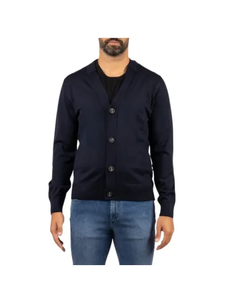 Kardigan Alpha Industries wełniany niebieski