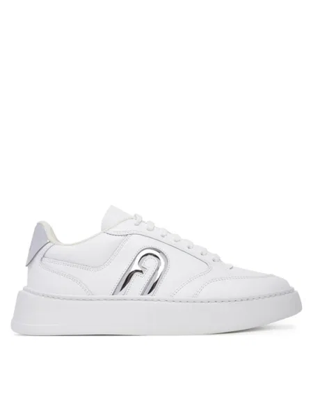 Furla Sneakersy Lace-Up PT biela