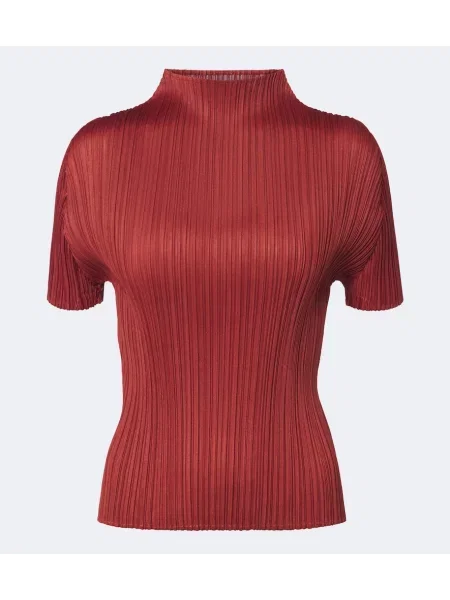 Top Pleats Please Issey Miyake portocaliu