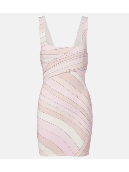 Rochie Pucci din jerseu roz