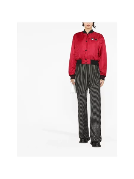 Kurtka bomber Chiara Ferragni Collection dwustronny czerwony