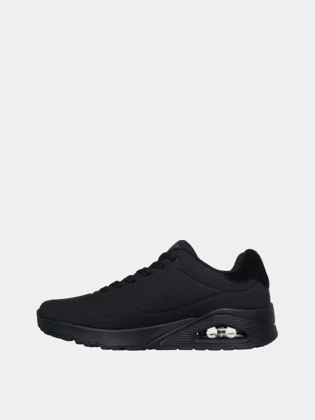 Кожаные кроссовки Skechers черные