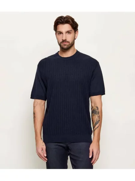 BOSS ORANGE De in pulover Kajordino | Relaxed fit gri