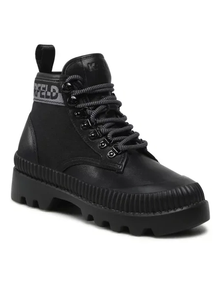 Ορειβατικά παπούτσια KARL LAGERFELD Black Lthr & Textile μαύρο