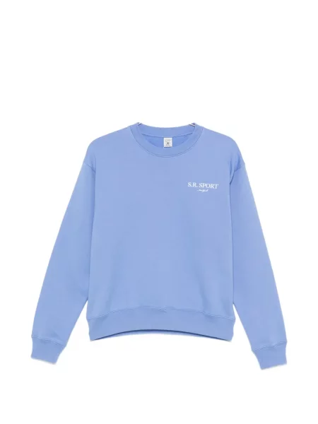 Hanorac Sporty & Rich cu imagine albastru