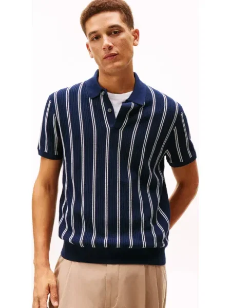 Polo Tommy Hilfiger alb