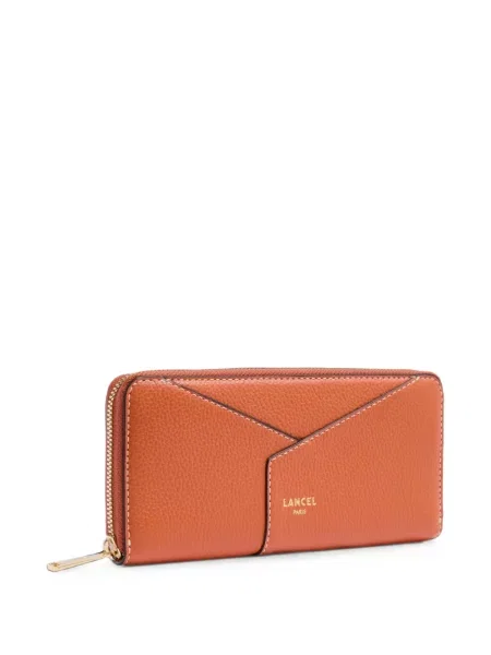 Portofel Lancel din piele portocaliu