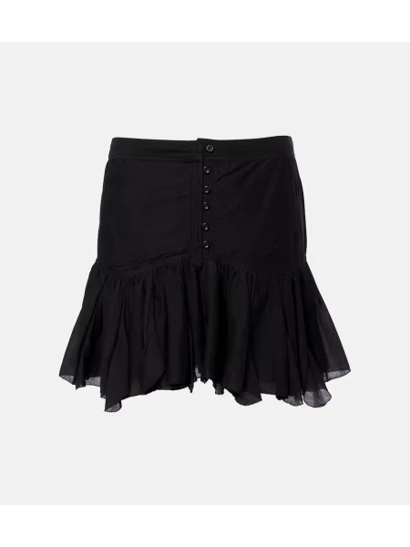 Fustă Marant Etoile cu volane negru