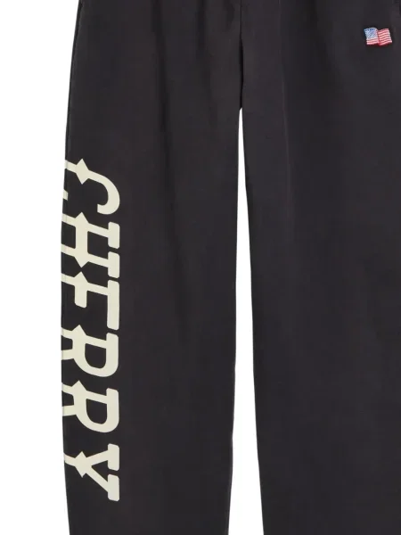 Pantaloni Cherry La cu autograf negru