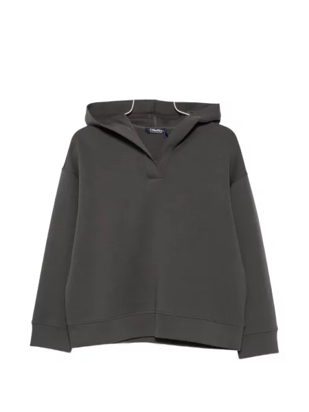 Lung hanorac cu glugă 's Max Mara gri