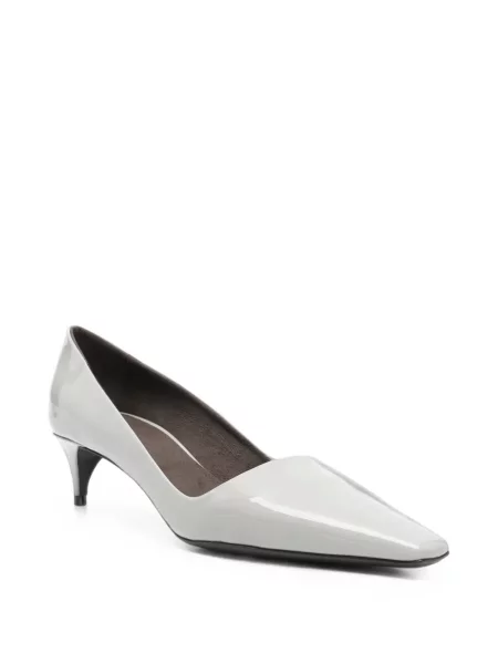 Pantofi cu toc Bernadette din piele gri