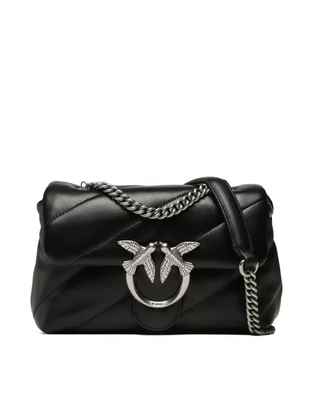 PINKO Ručna torbica Love Puff Mini Cl Sheep Nappa' crna