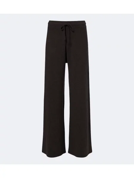 Pantaloni sport Arch4 din cașmir maro
