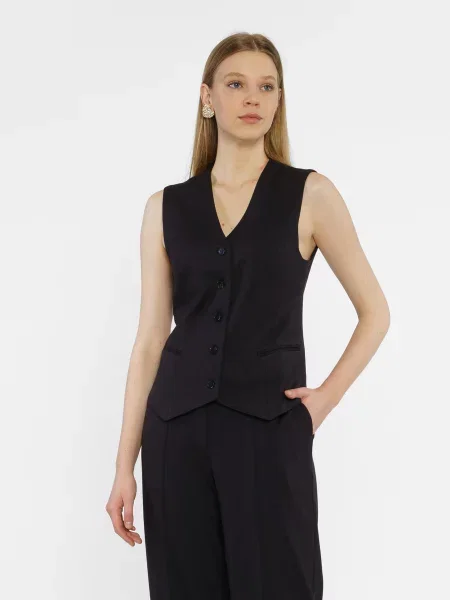 Arber Жилет класичний Віскоза/поліестер чорний