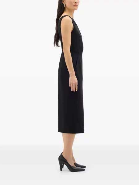 Rochie midi Another Tomorrow negru